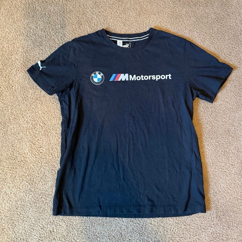 PUMA x BMW M Motorsport Men's Logo Graphic Tee - Size L